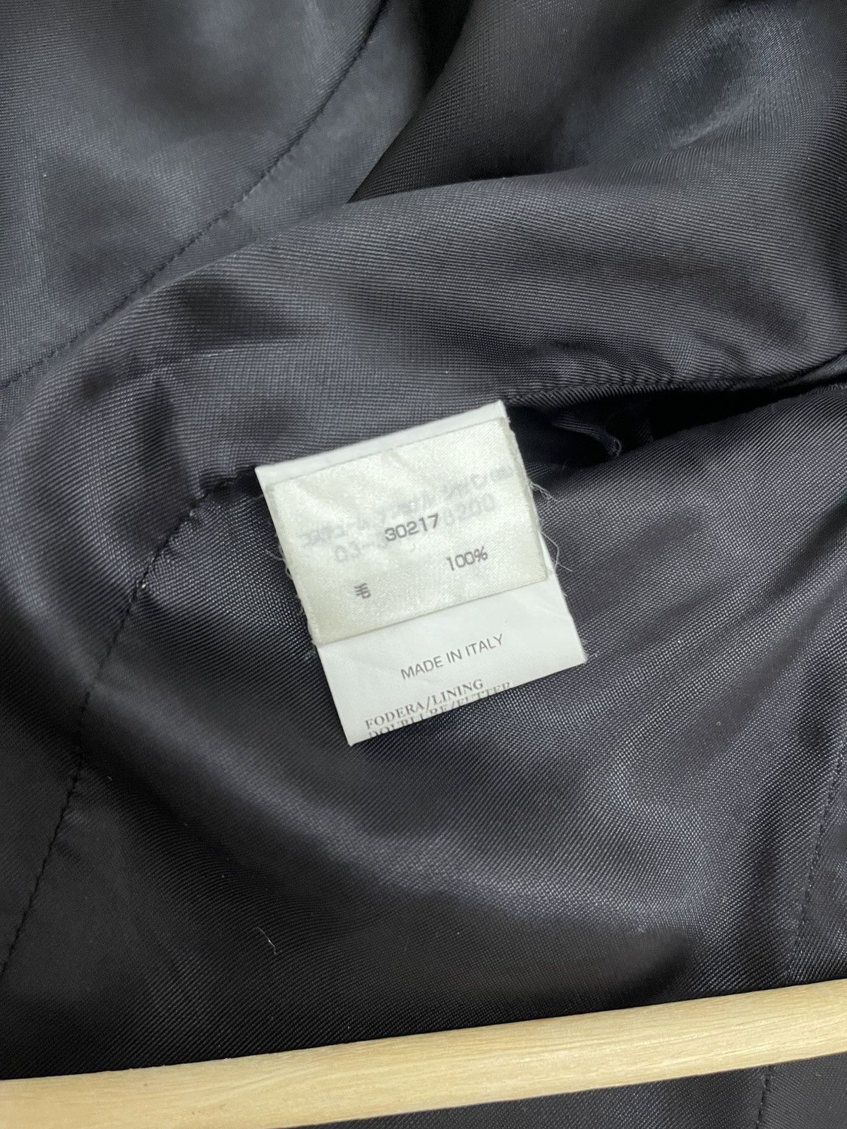 Costume National Costume National Asymmetrical Zip Wool Leather Jacket Size XS / US 0-2 / IT 36-38 - 16 Thumbnail