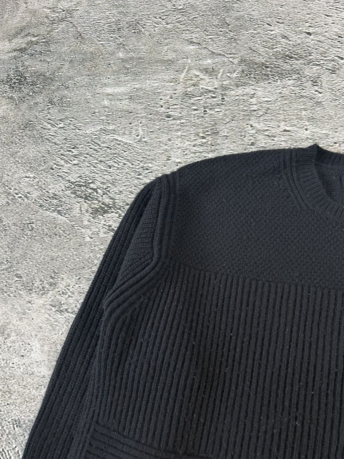 Helmut Lang Helmut Lang Sweater Black boxy knit wool yak cashmere Size US M / EU 48-50 / 2 - 3 Thumbnail