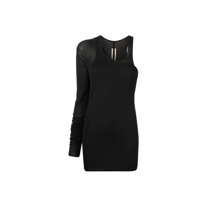 Rick Owens Rick Owens Black Long Sleeve Top for Women 0079 Size M / US 6-8 / IT 42-44 - 1 Thumbnail