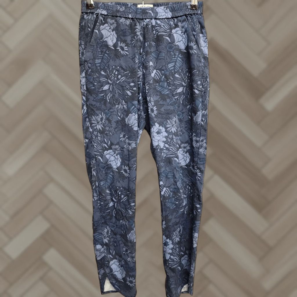 Marine Layer VINTAGE Marine Layer Floral Blue XS Womens Pants Regular Ankle Women XS Mens? Size 26" / US 2 / IT 38 - 1 Thumbnail