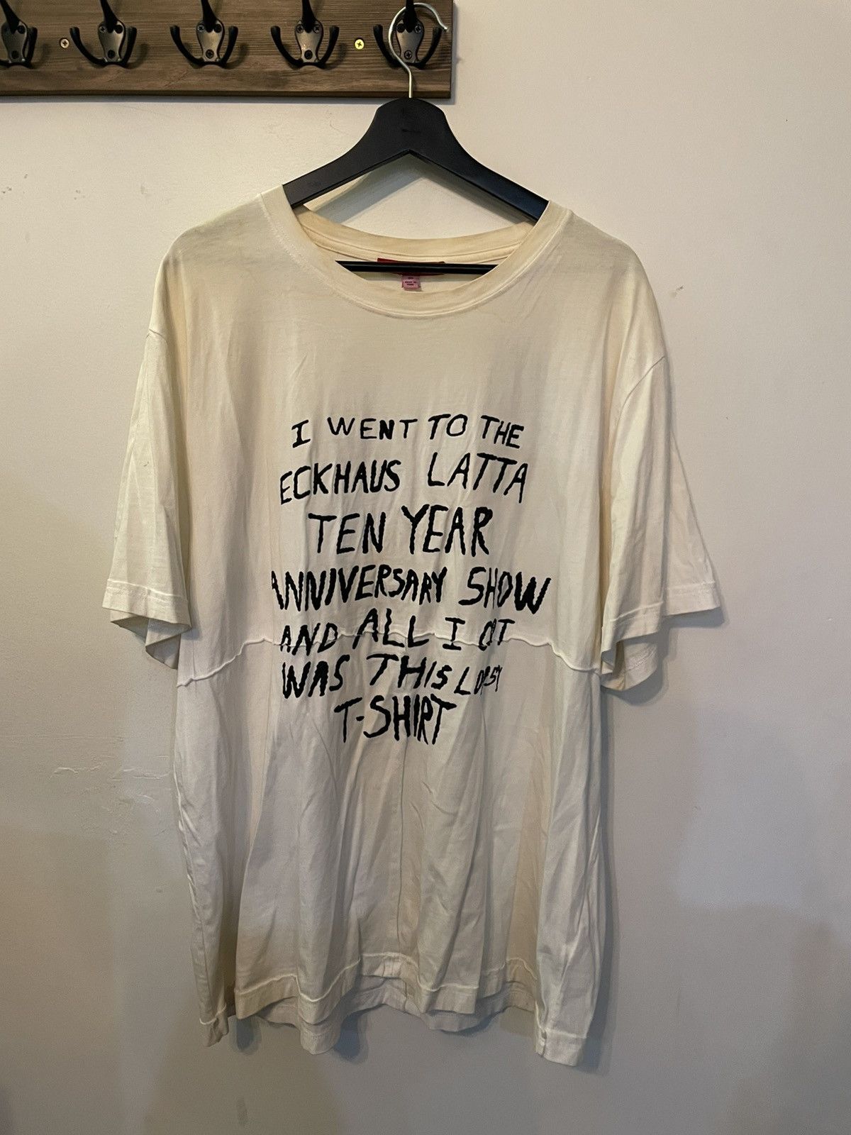 Eckhaus Latta ECKHAUS LATTA 10 YR ANNIVERSARY LAPPED TEE Size US M / EU 48-50 / 2 - 1 Thumbnail