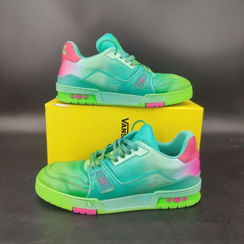 Louis Vuitton Louis Vuitton Trainer Low Top Fashion Sneakers - Size US 8 / EU 41 - 9 Thumbnail