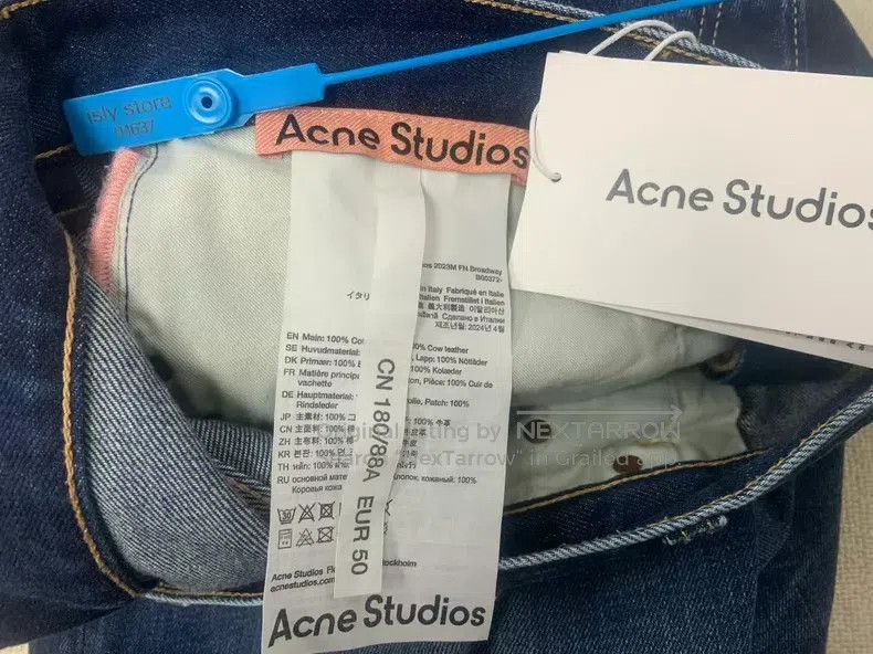 Acne Studios Acne Studios Cleanfit Flared Water Ripple Heavyweight Loos Size US 34 / EU 50 - 4 Thumbnail
