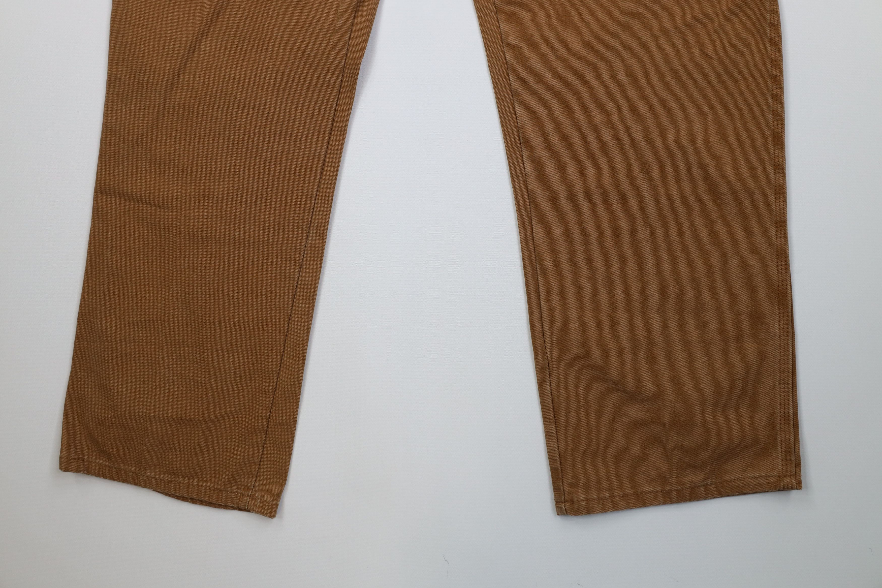 Dickies Vintage Y2K Dickies Wide Leg Canvas Dungaree Pants Brown Size US 38 / EU 54 - 4 Thumbnail