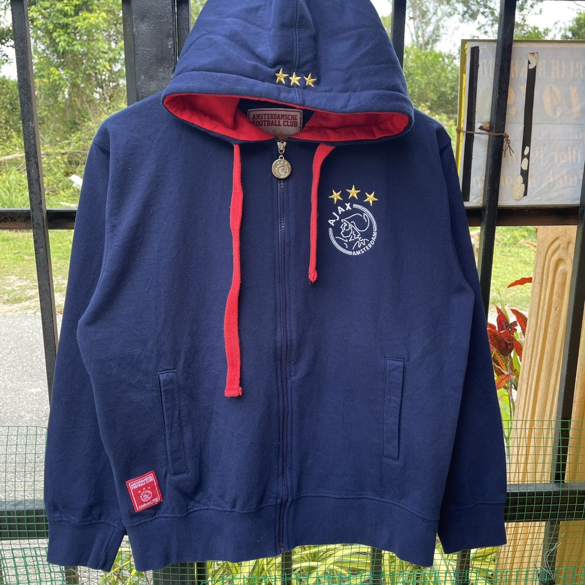 Vintage 🔥Official Licensed Ajax Amsterdam Full Zipper Sweater Hoodie Size US S / EU 44-46 / 1 - 6 Thumbnail