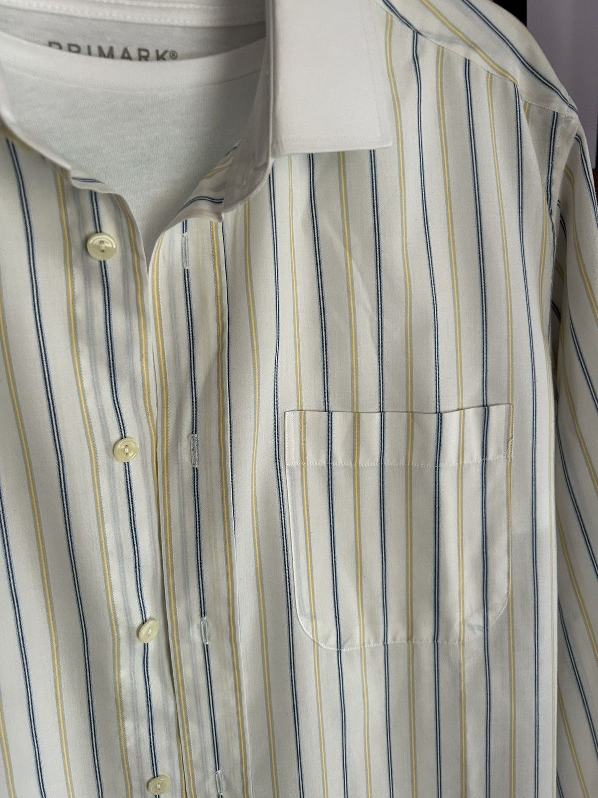 Vintage Yves Saint Laurent YSL 70s vintage striped shirt Size US M / EU 48-50 / 2 - 2 Thumbnail