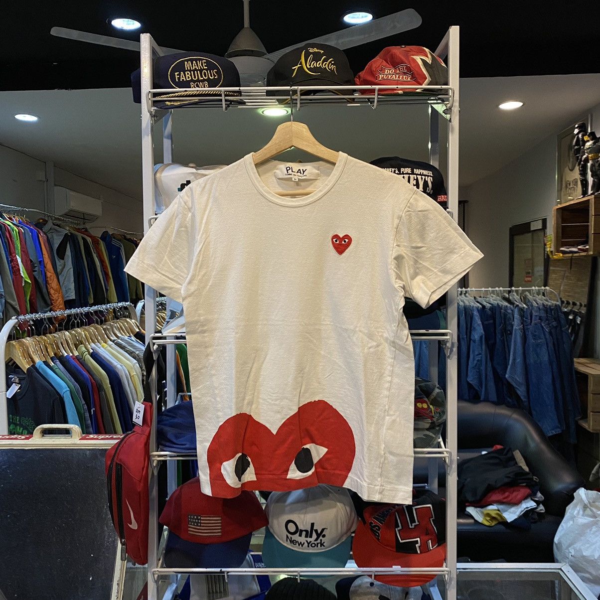 Comme Des Garcons PLAY Love Embroided 2014 Tee