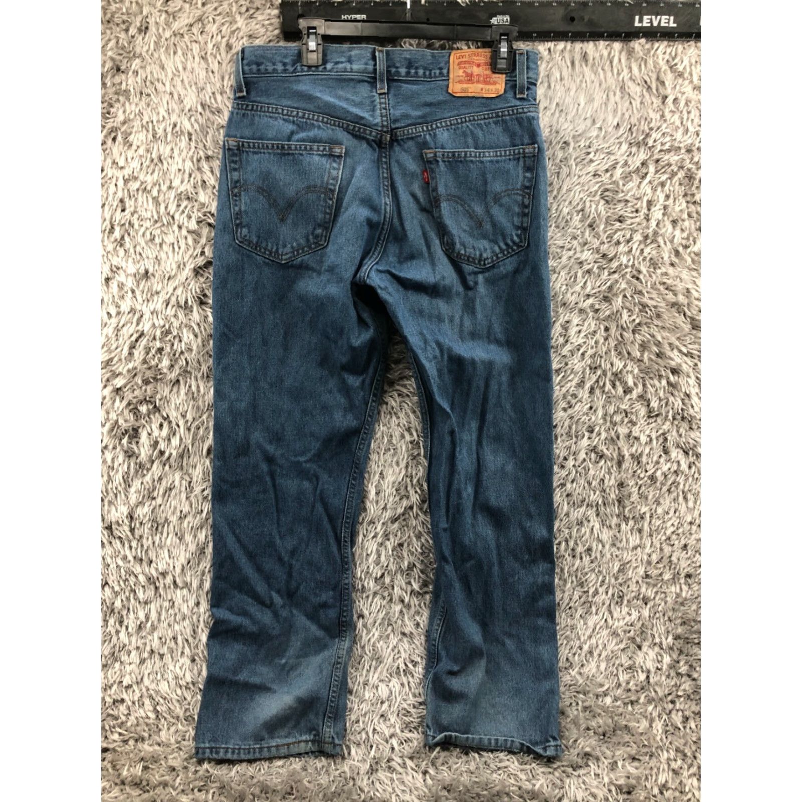 Levi's Levi's 505 Jeans Regular Size 34x30 Mens Mid Rise Medium Wash Blue Straight Size US 34 / EU 50 - 5 Thumbnail