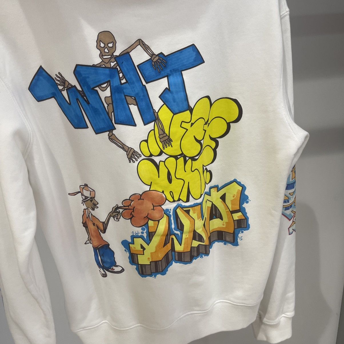Off-White Off-White Graffiti Rapper Hoodie Size US S / EU 44-46 / 1 - 7 Thumbnail