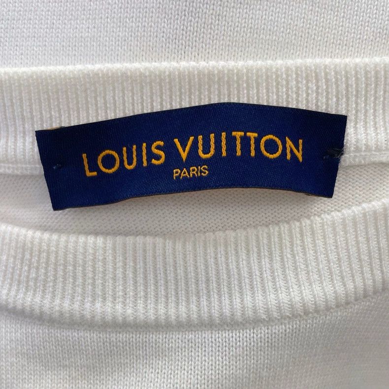 Louis Vuitton Louis Vuitton Geometric Face Pattern White Short Sleeve Size US M / EU 48-50 / 2 - 5 Thumbnail