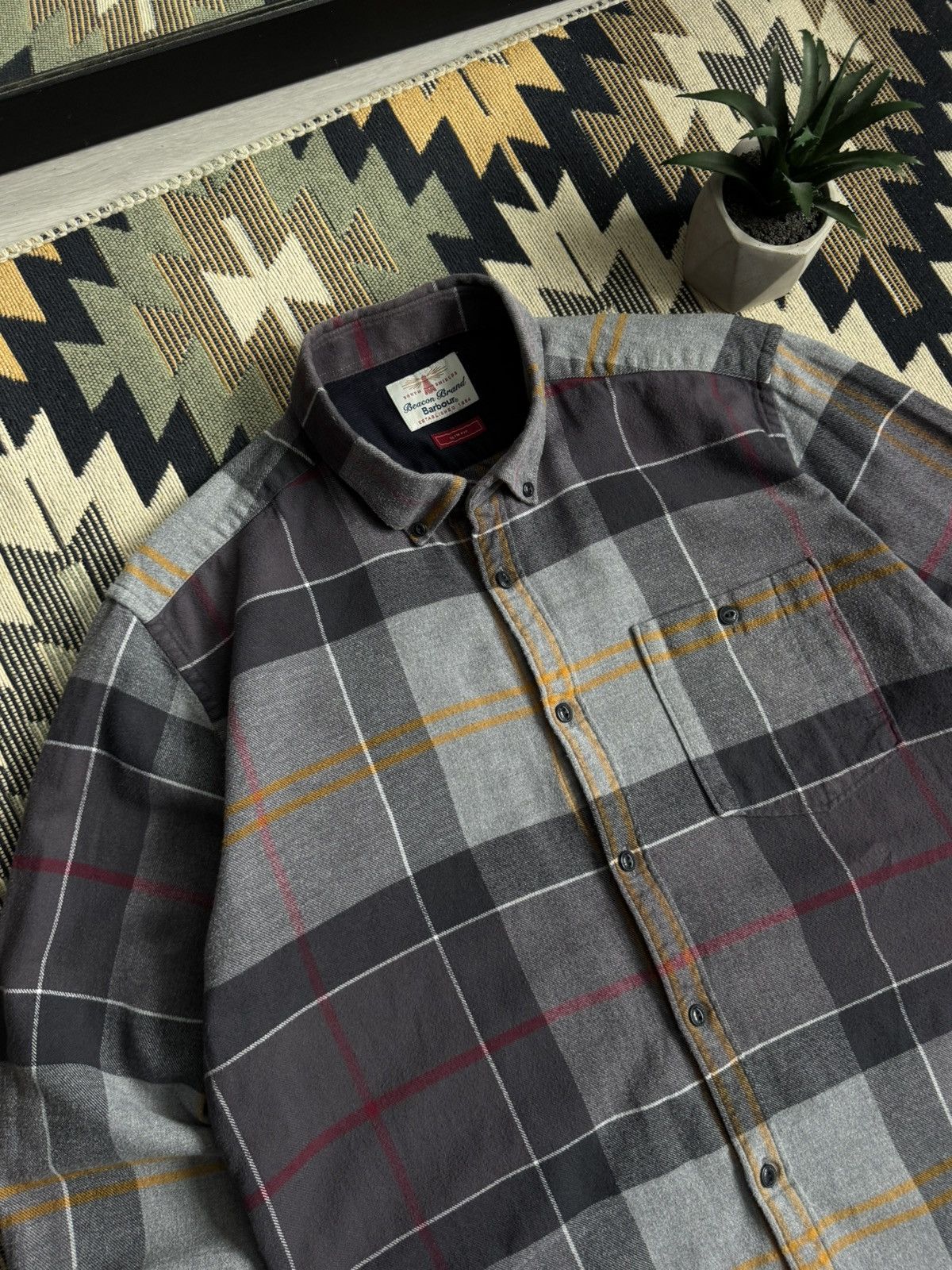 Barbour Barbour Beacon Brand Flannel Button Up Shirt Size US M / EU 48-50 / 2 - 4 Thumbnail