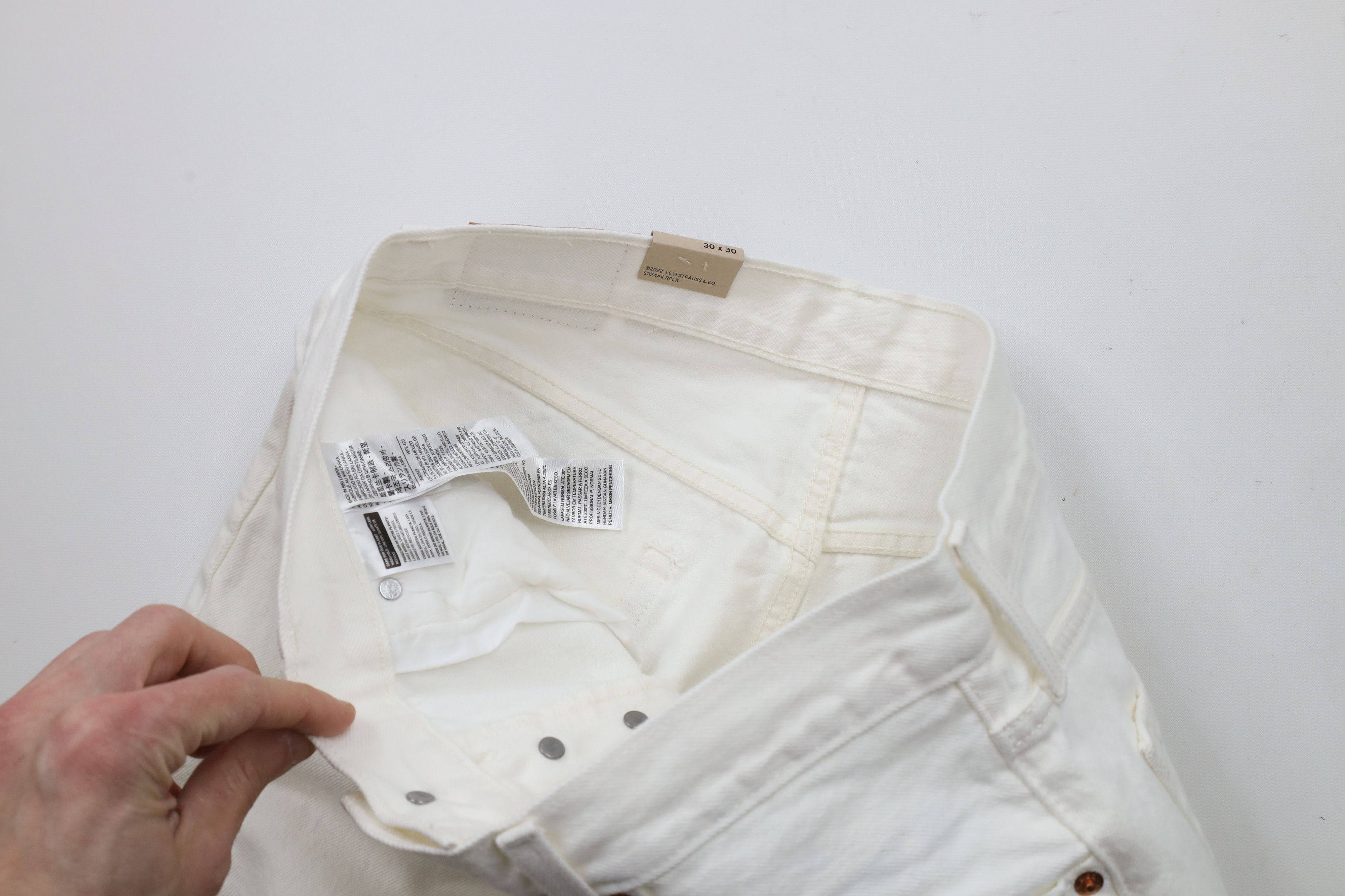 Levi's New Levis 501xx Raw Hem Button Fly Original Fit Jeans Size 30" / US 8 / IT 44 - 5 Thumbnail