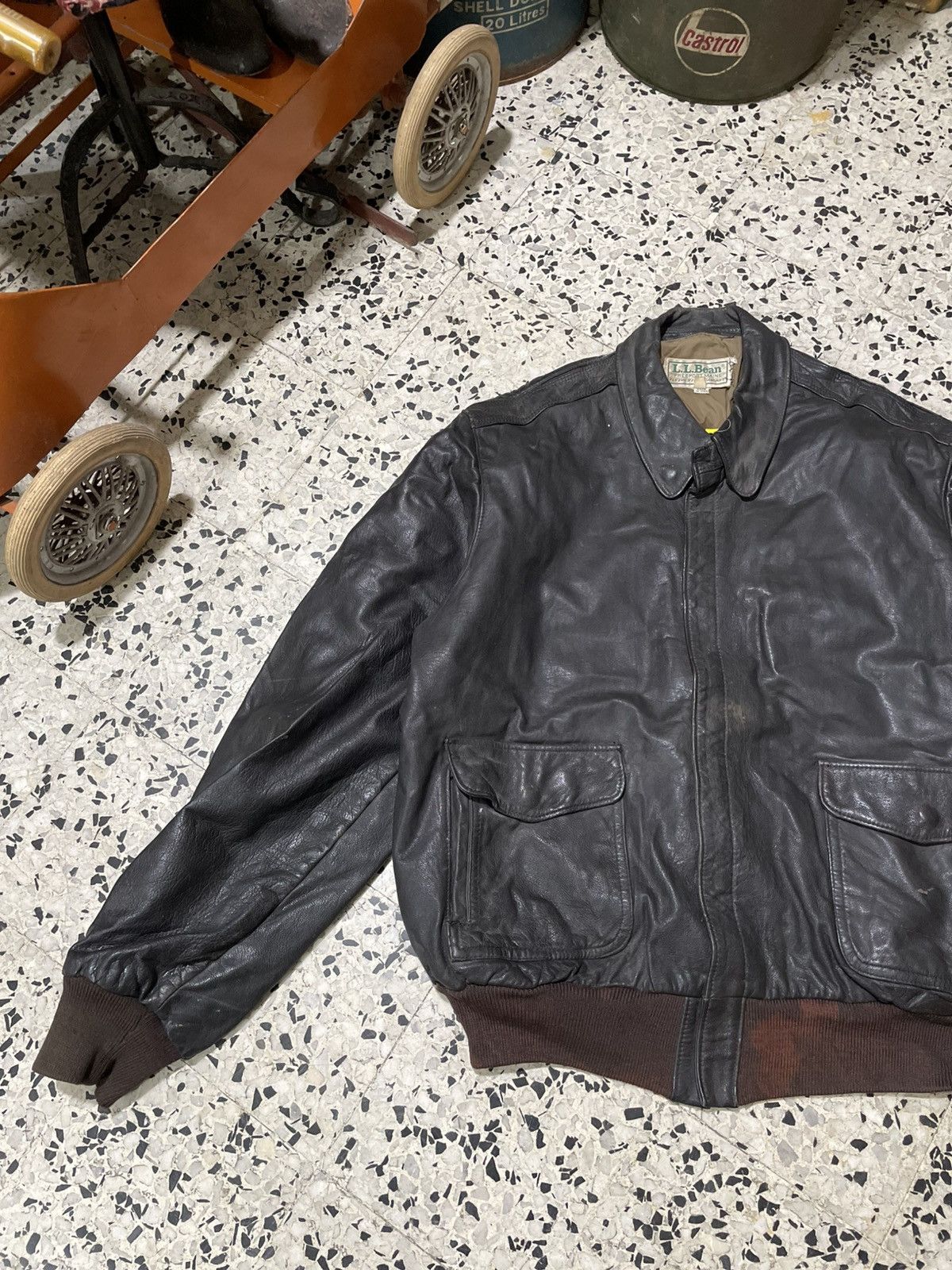 L.L. Bean L.L Bean Flying Tiger A2 Goatskin Jckt Size US L / EU 52-54 / 3 - 2 Thumbnail