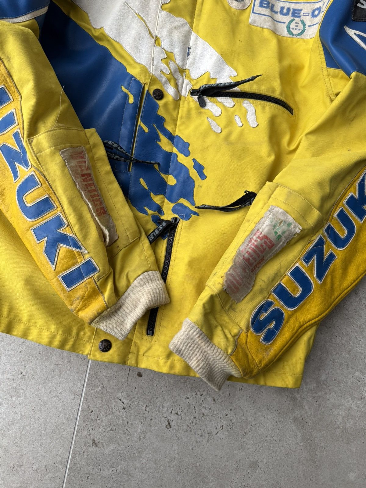 Dainese 🔥VERY RARE Dainese Hydrogen Racing Jacket Suzuki Honda🔥 Size US L / EU 52-54 / 3 - 4 Thumbnail