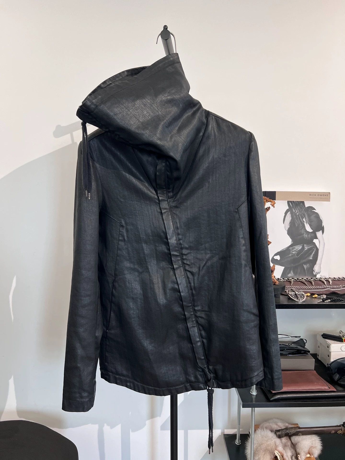 Army Of Me Army of me Dark High Neck Waxed Zip Jacket S Size US S / EU 44-46 / 1 - 2 Thumbnail