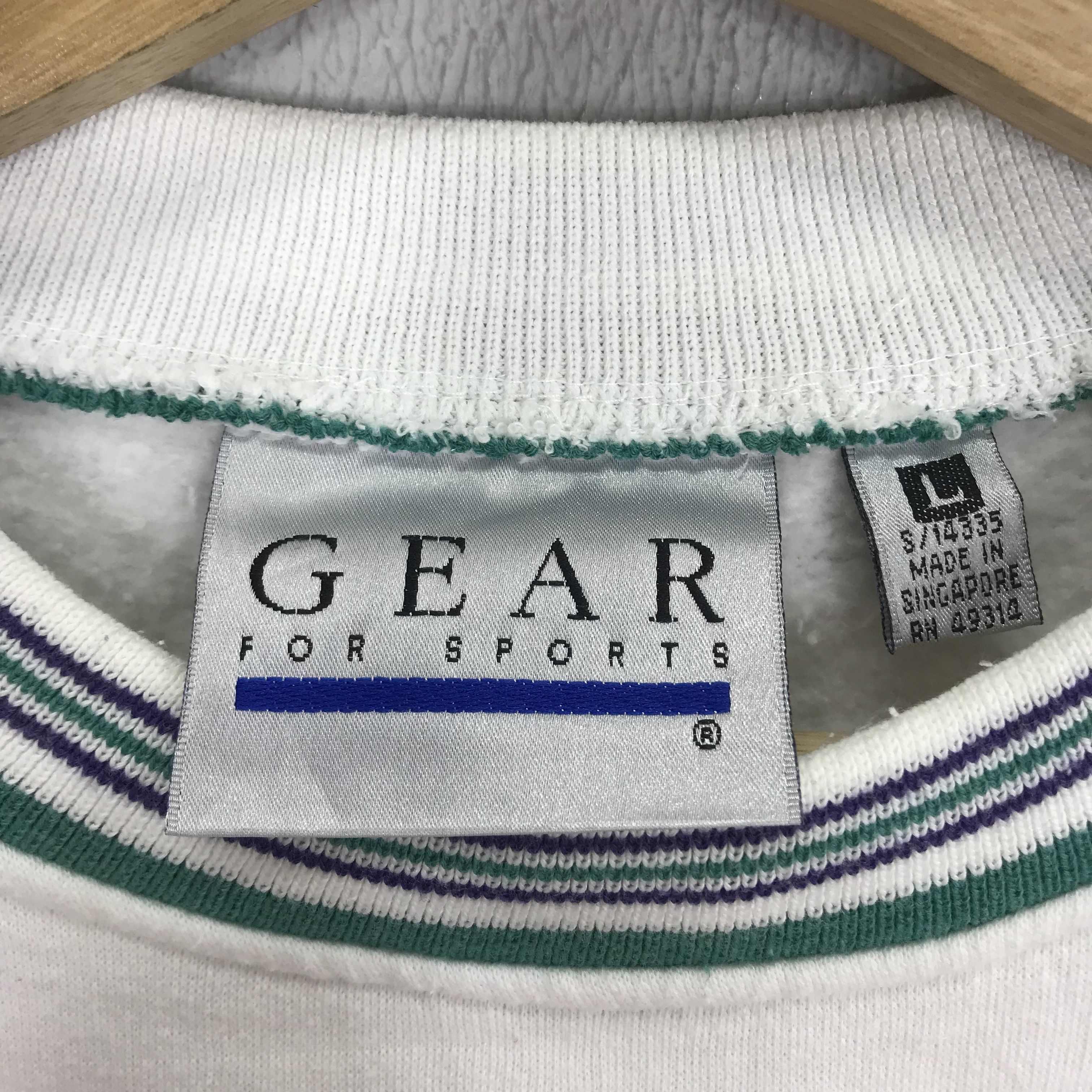 Gear for Sports Vintage 90's Caribbean Adventure White Sweatshirt - 281 Size US L / EU 52-54 / 3 - 8 Thumbnail