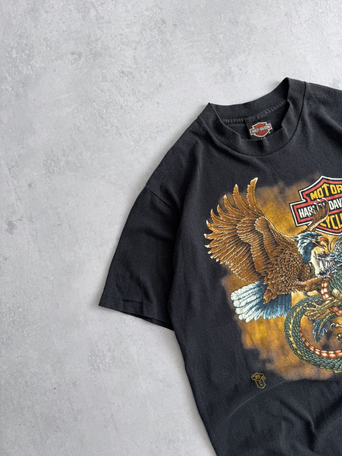 Harley Davidson Vintage 1988 Harley-Davidson Honolulu Hawaii Rare Unisex Tee Size US L / EU 52-54 / 3 - 4 Thumbnail
