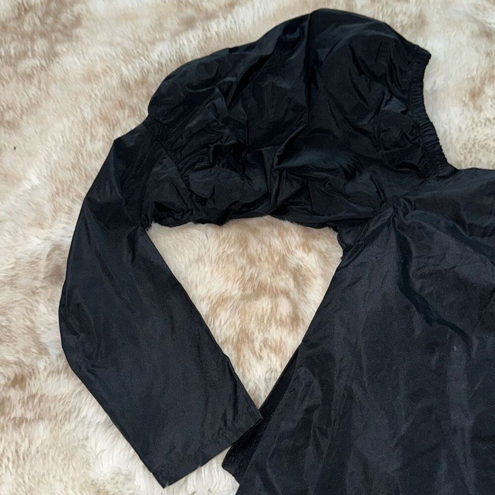 Other The Andamane Elsa puff sleeve taffeta black blouse | Sz XS Size XS / US 0-2 / IT 36-38 - 4 Thumbnail