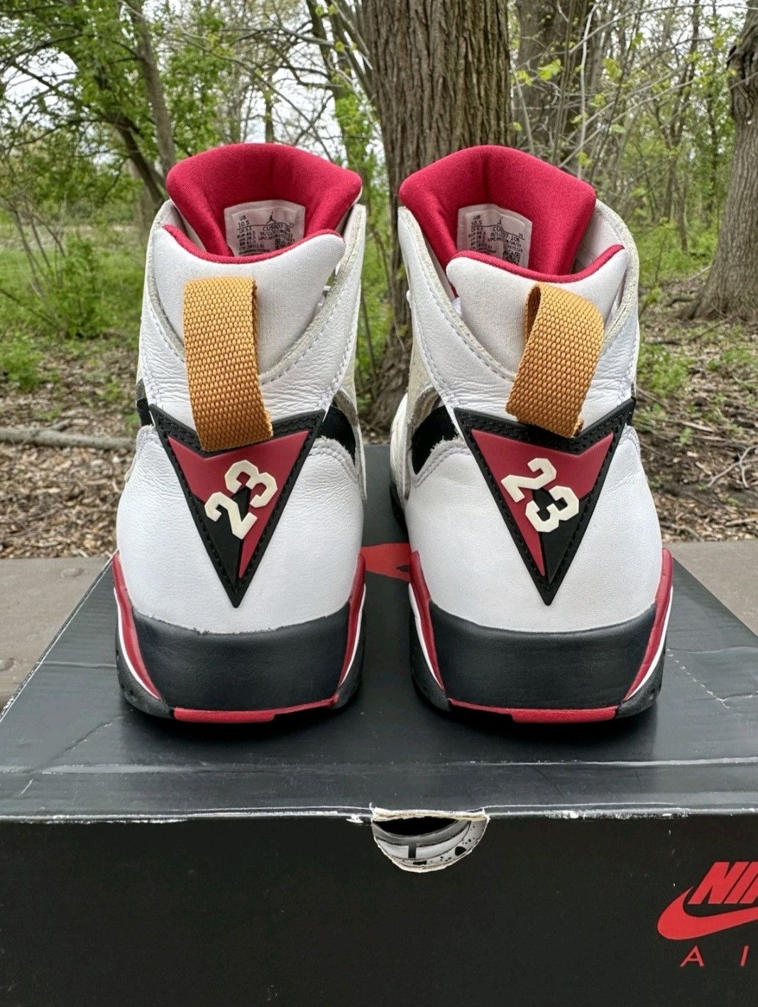 Jordan Brand Nike Air Jordan Retro 7 Cardinal 2022 Size 10.5 Men Size US 10.5 / EU 43-44 - 5 Thumbnail
