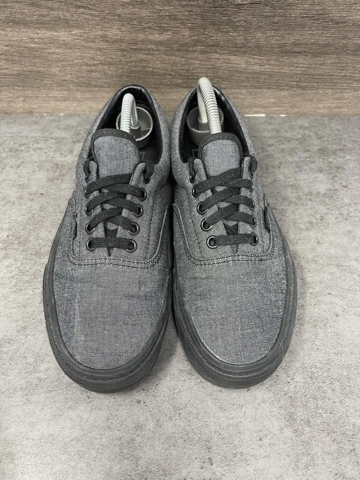 Vans Vans Era Mono Chambray Black Shoes Mens Size 7 Sneakers Size US 7 / EU 40 - 3 Thumbnail