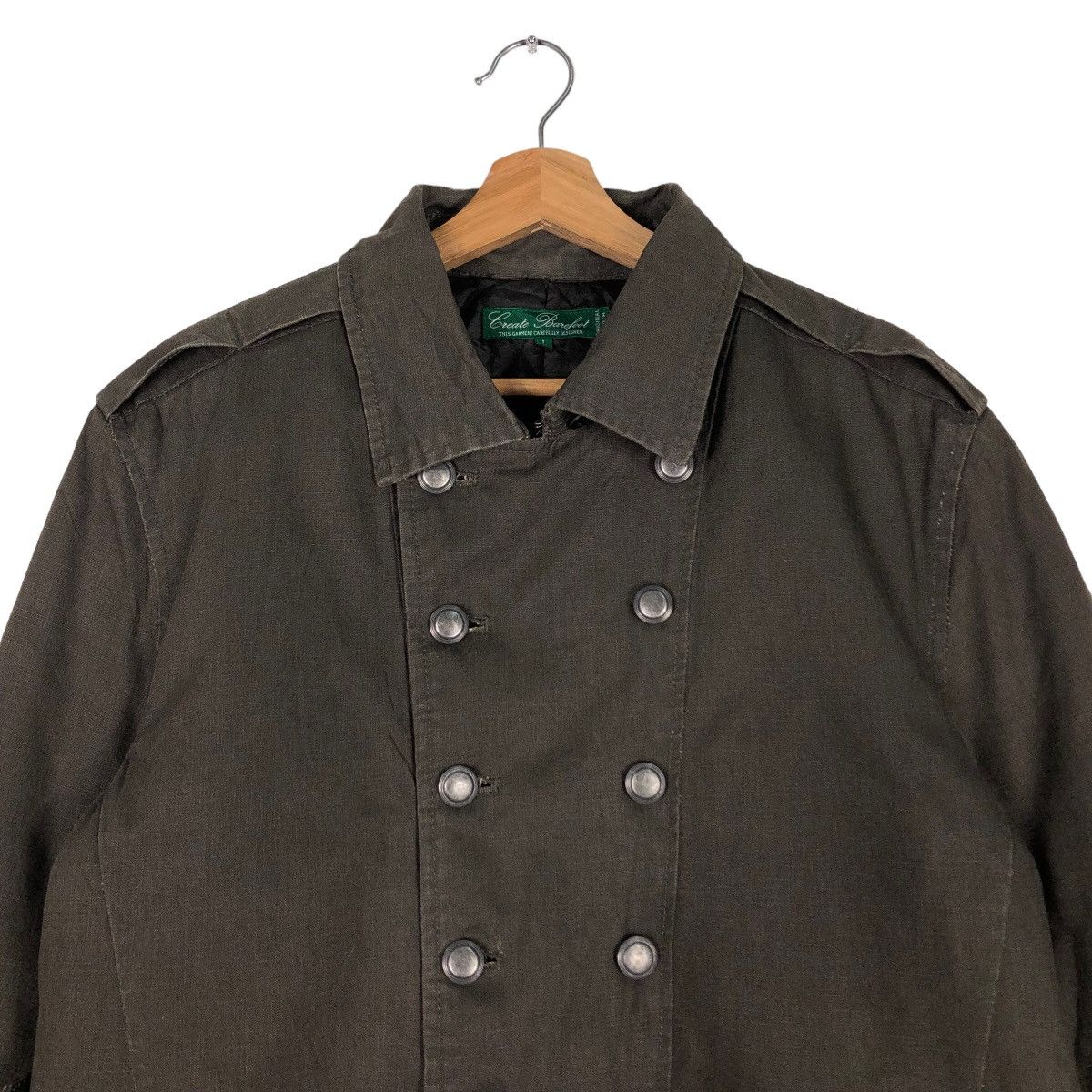 Japanese Brand 🔥Vintage Chore Jacket Military Barefoot Japan Issey Miyake Size US L / EU 52-54 / 3 - 3 Thumbnail