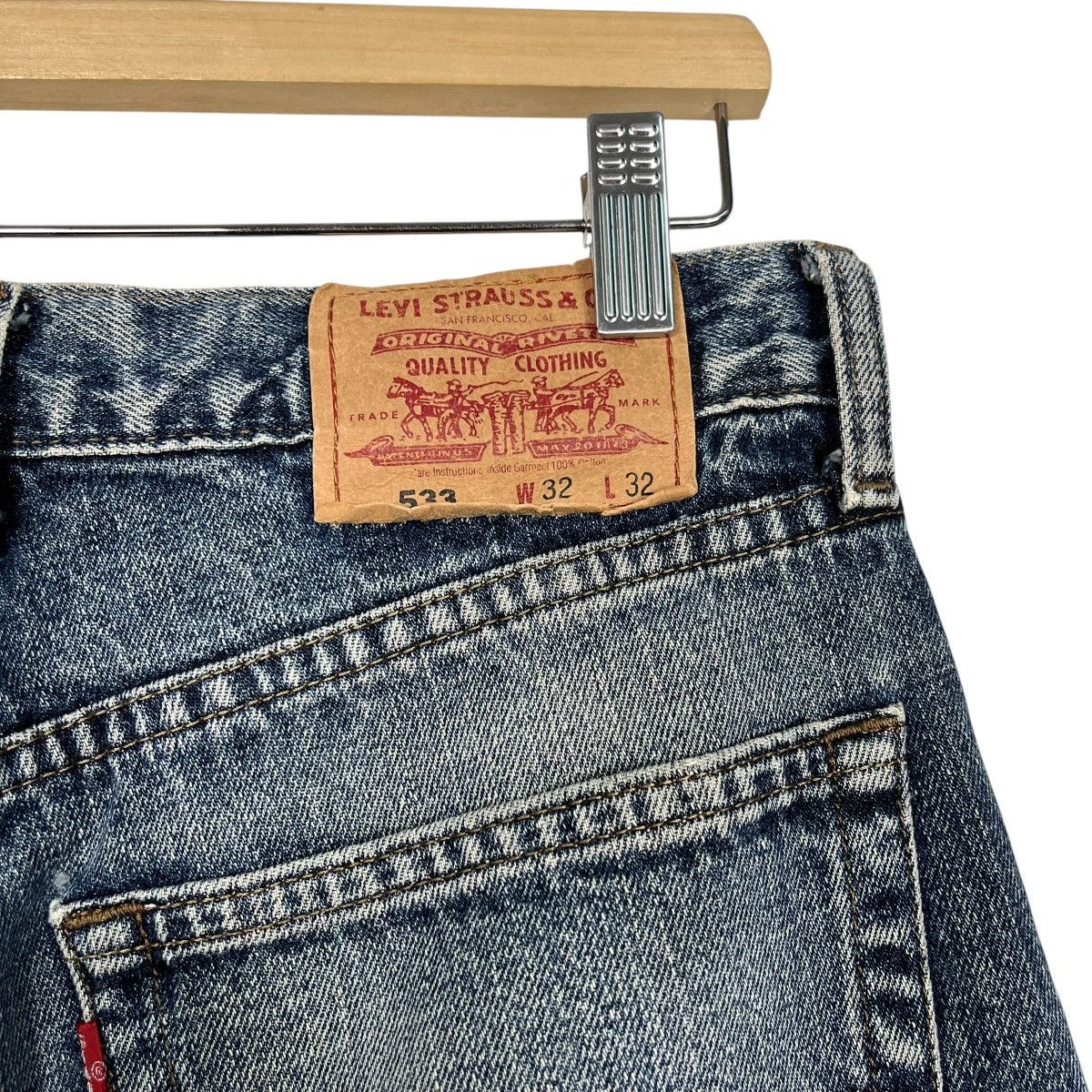 Levi's Vintage Y2k Levis Distressed Denim Jeans Size US 32 / EU 48 - 11 Thumbnail