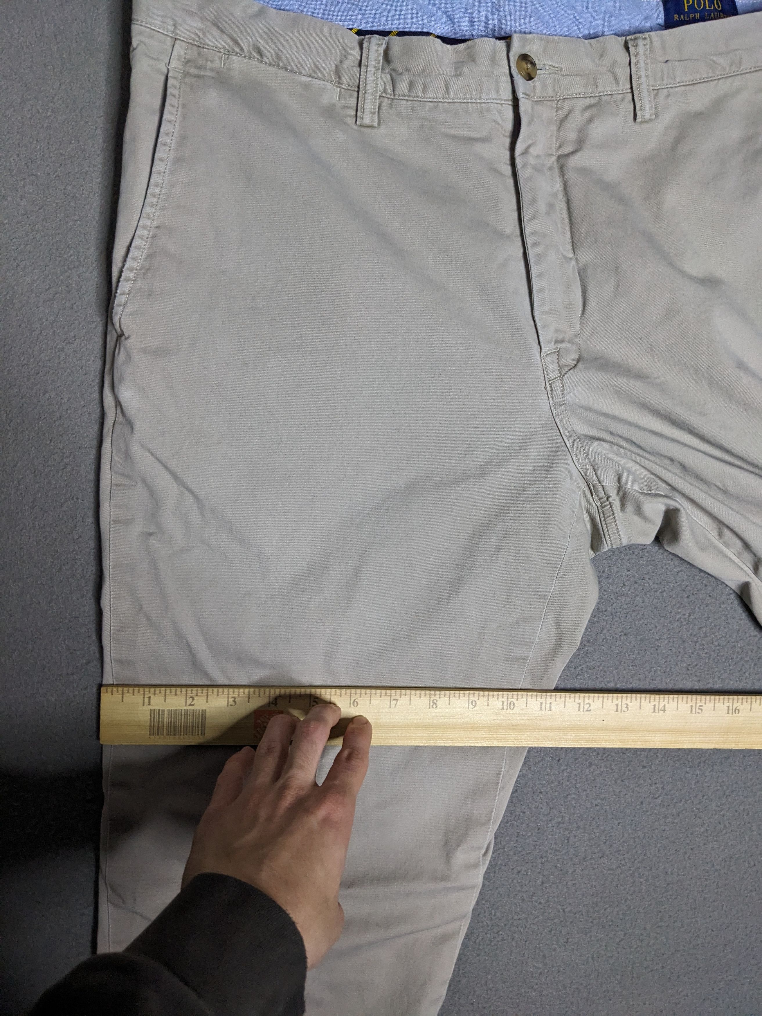 Polo Ralph Lauren Polo Ralph Lauren Chino Pants Mens 36x29 Beige Twill Size US 36 / EU 52 - 20 Thumbnail