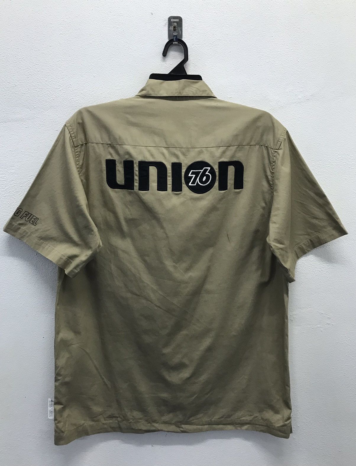 Japanese Brand × Vintage Vintage Union 76 Lubricants Short Sleeve Shirt Button Up Size US L / EU 52-54 / 3 - 2 Thumbnail