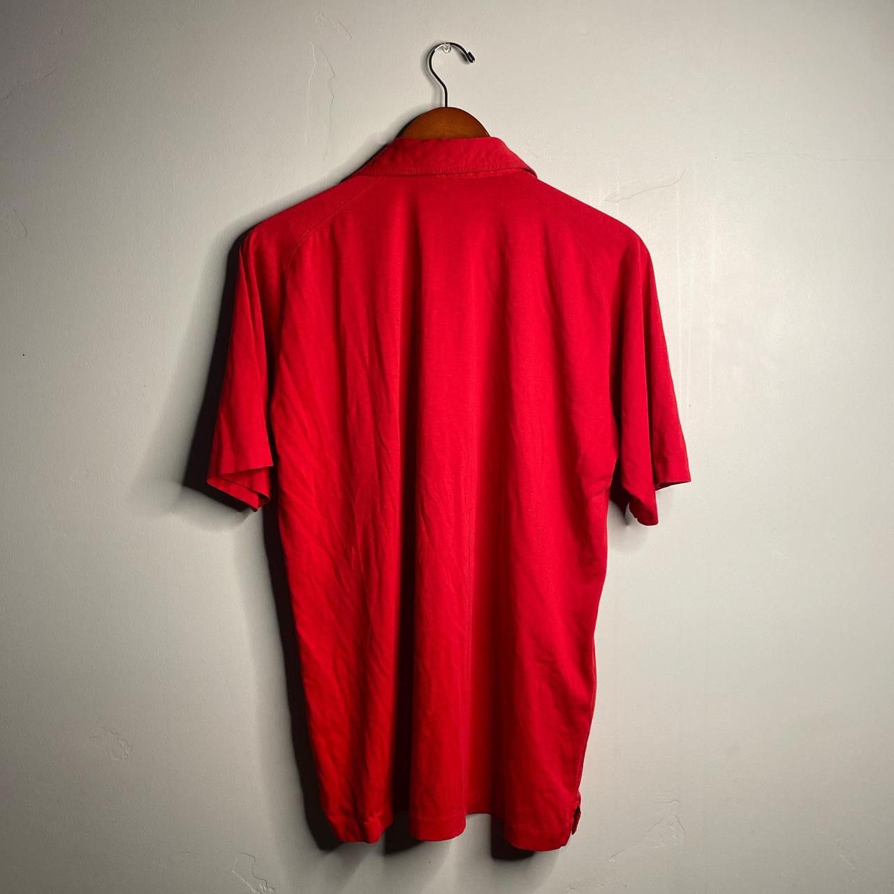 Vintage 70s Vintage Red Polo Size US L / EU 52-54 / 3 - 3 Thumbnail