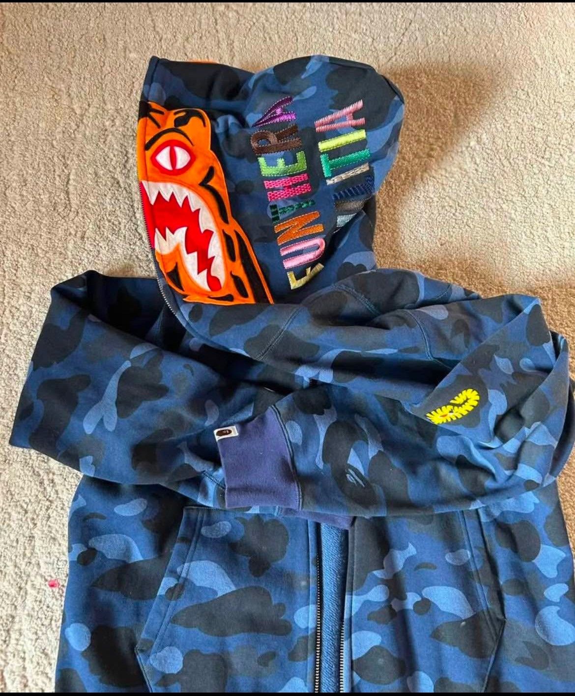 Bape Bape Tiger Blue Size US L / EU 52-54 / 3 - 3 Thumbnail