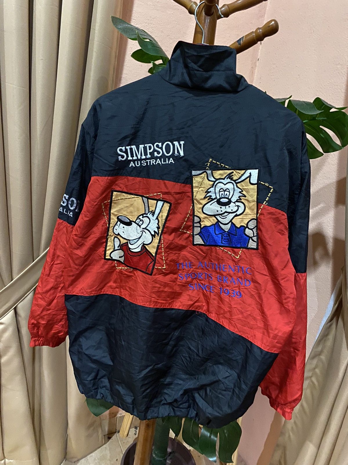 Vintage Simpson Australia Retro Sports Windbreaker – Cartoon Design Size US M / EU 48-50 / 2 - 9 Thumbnail