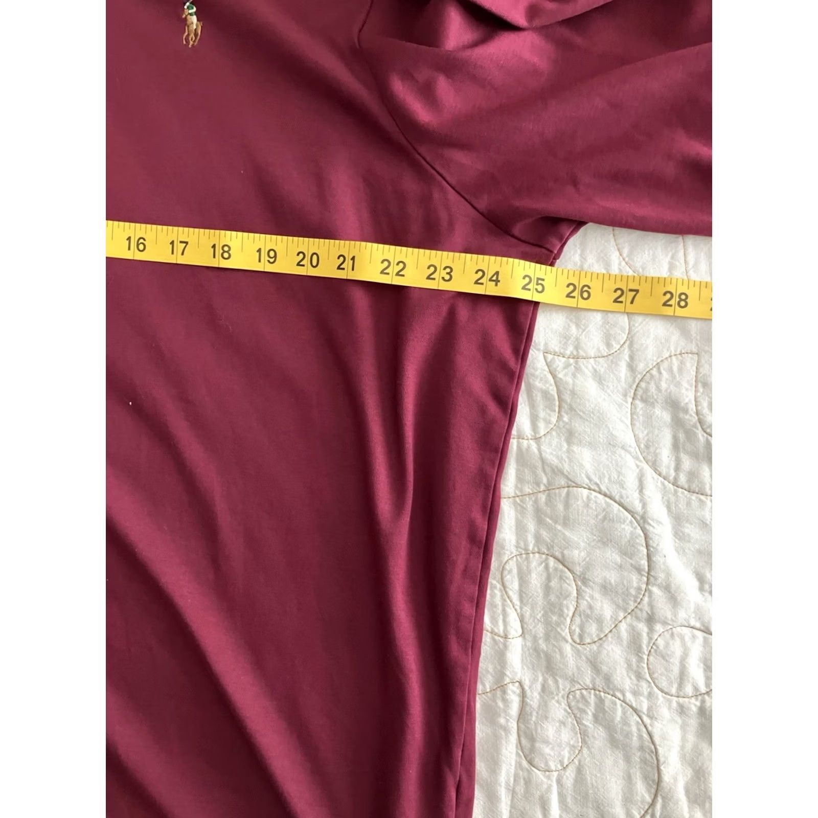 Ralph Lauren VINTAGE Ralph Lauren Polo Shirt 2XL Maroon Red Jersey Long Sleeve Polo Shirt Mens Size US XXL / EU 58 / 5 - 3 Thumbnail