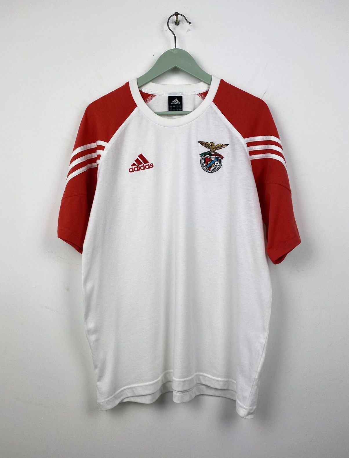 Adidas Benfica 2002 2003 Training Football Shirt Adidas PSG Arsenal Size US M / EU 48-50 / 2 - 1 Thumbnail