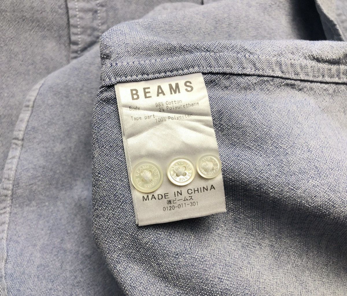 Beams Plus × Japanese Brand Beams Plus short sleeve oxfrod shirt Size US M / EU 48-50 / 2 - 6 Thumbnail