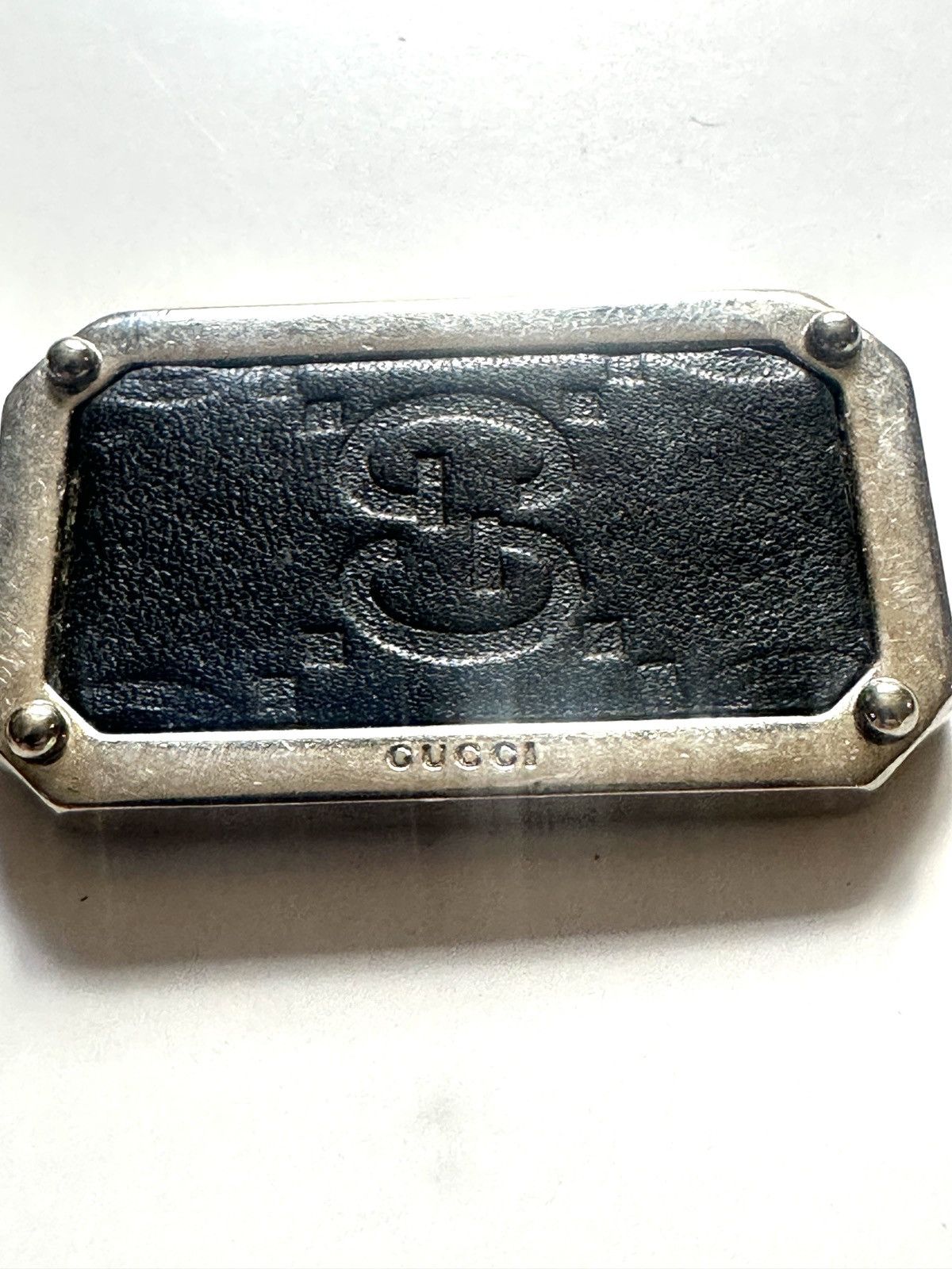Gucci 🖤Gucci Vintage GG Leather and Metal Keyring🖤 Size ONE SIZE - 5 Thumbnail