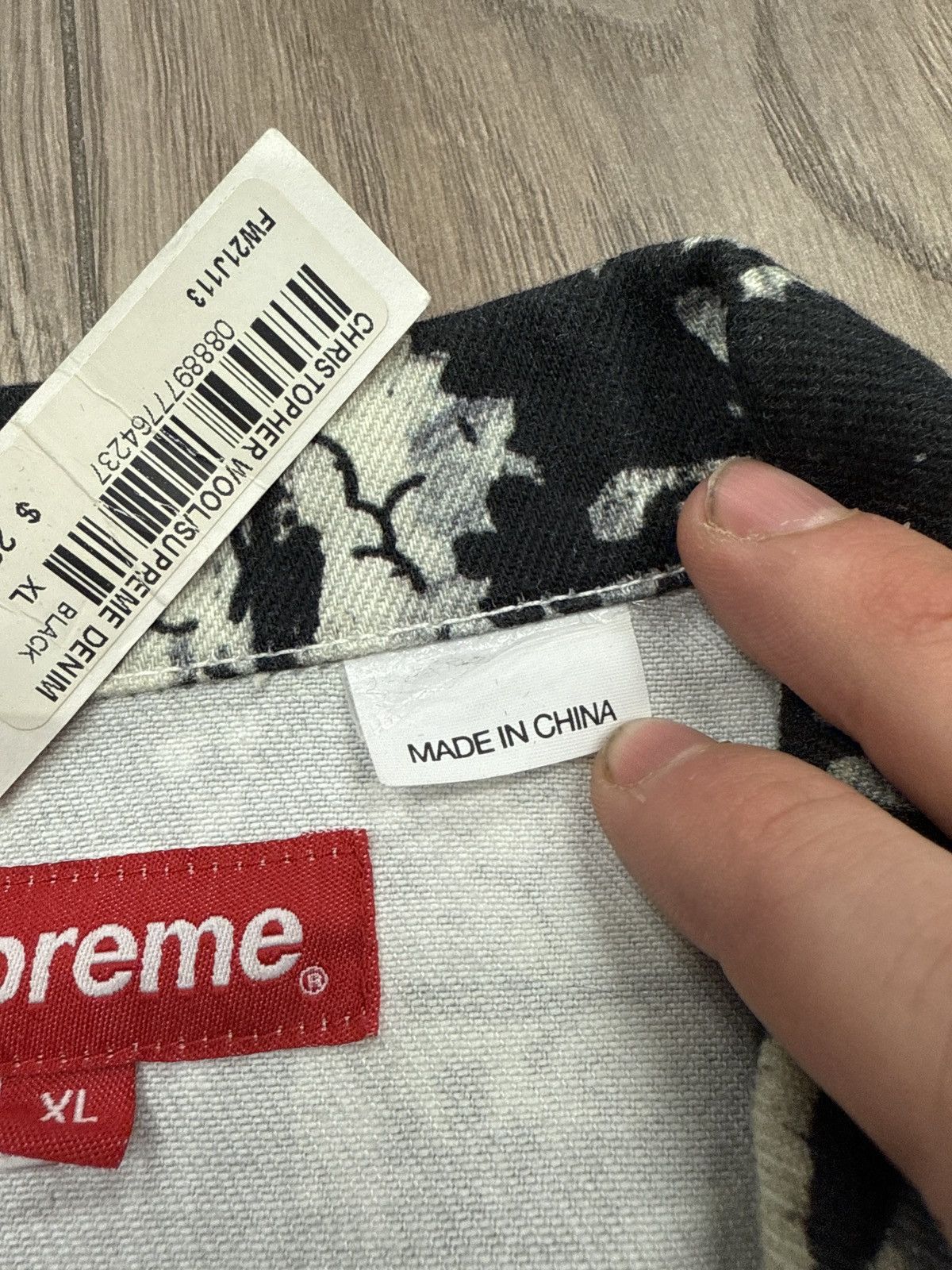 Supreme Supreme Christopher Wool Denim Jacket Size Extra Large Size US XL / EU 56 / 4 - 7 Thumbnail