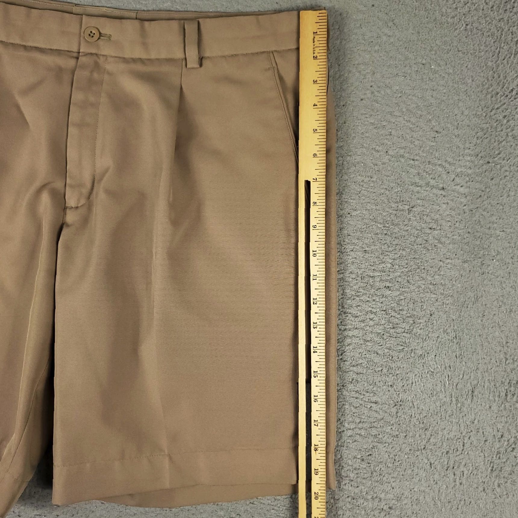 Nike Nike Shorts Mens Size 38 Brown Golf Dri Fit Casual Pleated Chino * Size US 38 / EU 54 - 6 Thumbnail