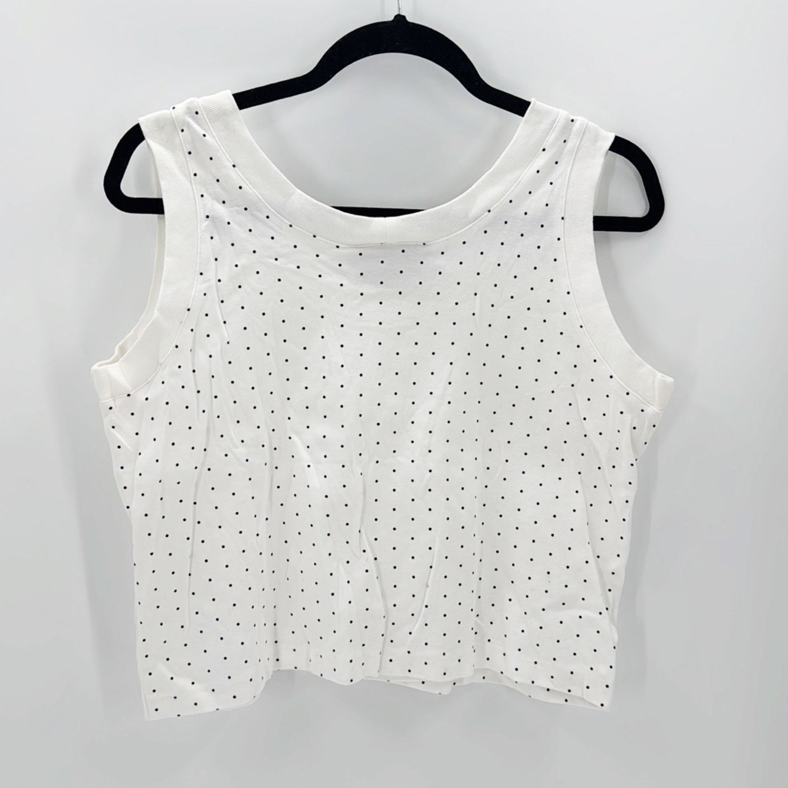 Vintage Vintage Richard Sport white polka dot cropped top size M Size M / US 6-8 / IT 42-44 - 2 Thumbnail