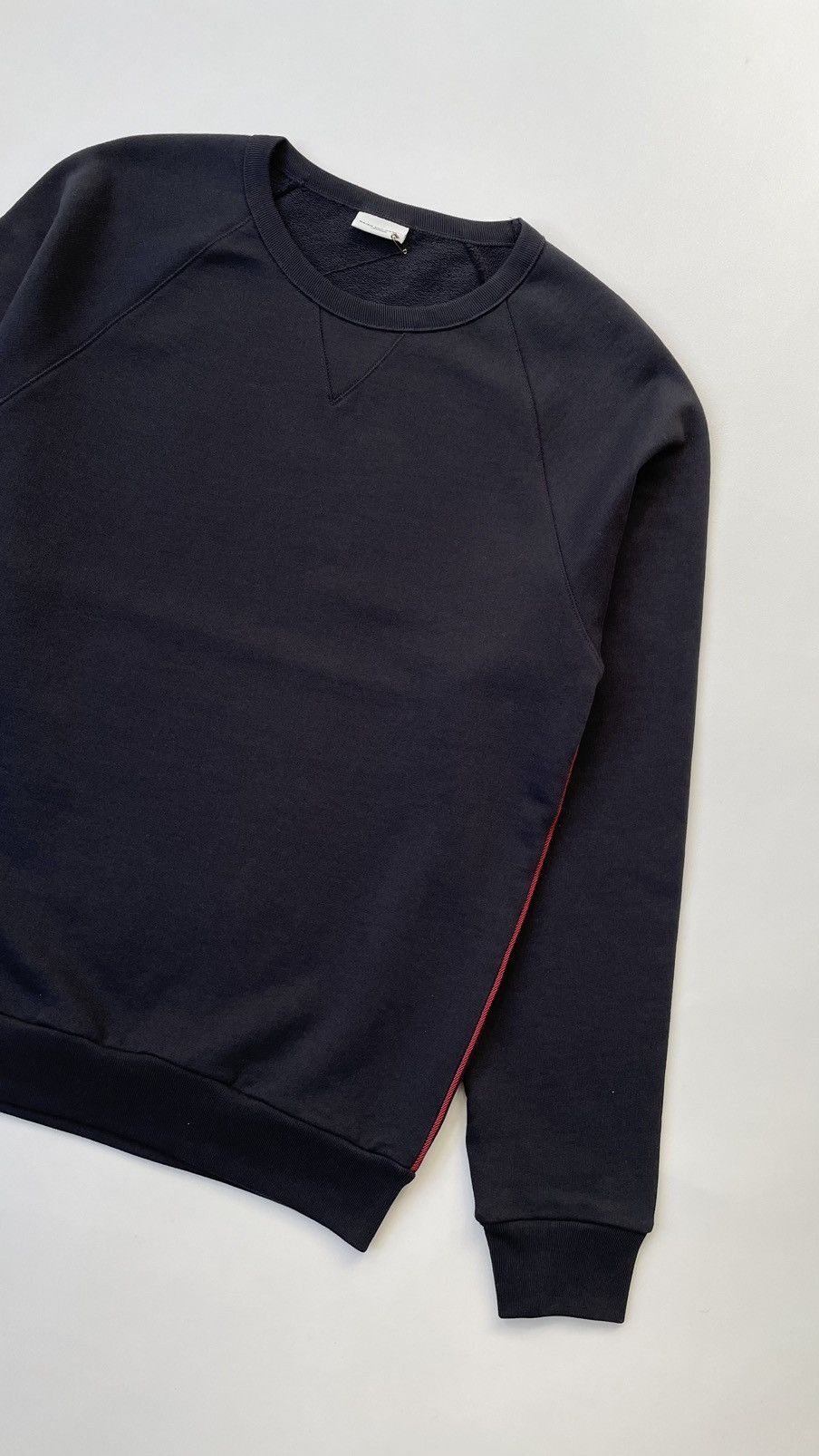 Dries Van Noten ‘Contrast Side Seams’ Black Sweatshirt Size US L / EU 52-54 / 3 - 4 Thumbnail