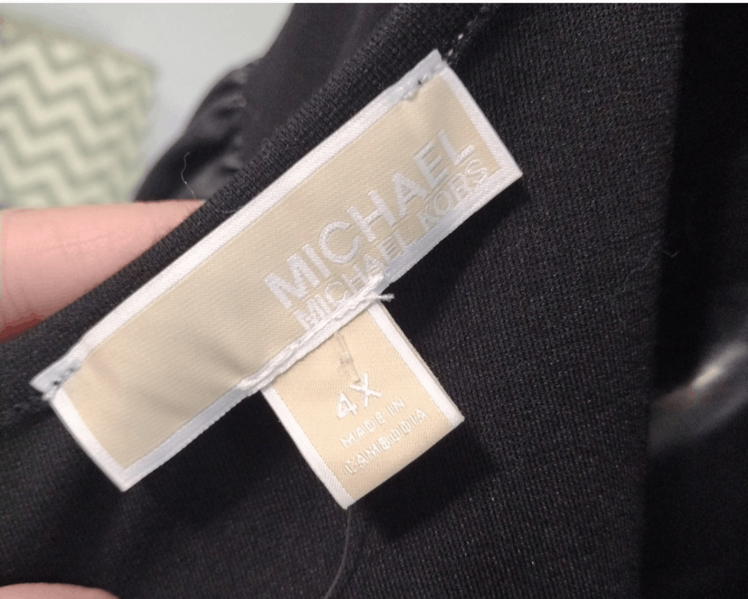 Michael Kors Black dress Size 4XL / US 24-26 - 2 Thumbnail