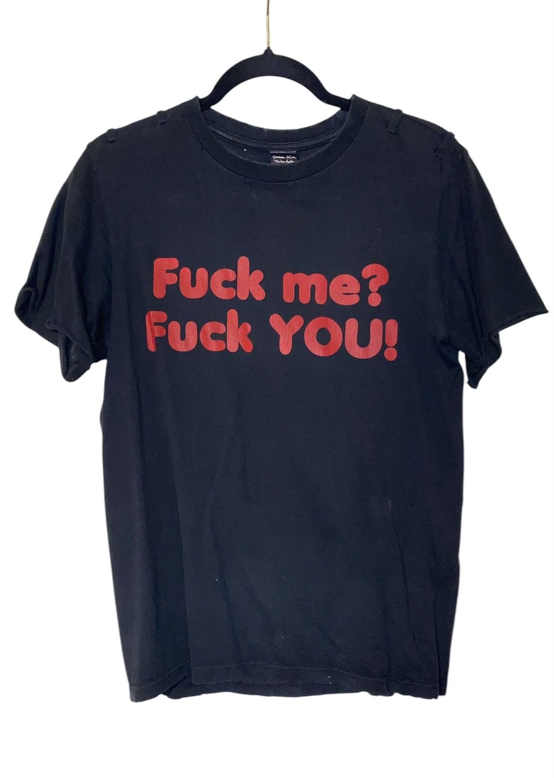 NUMBER N INE X TAKAHIROMIYASHITA THE SOLOIST NUMBER (N)INE S/S 06 "FUCK YOU!" TEE