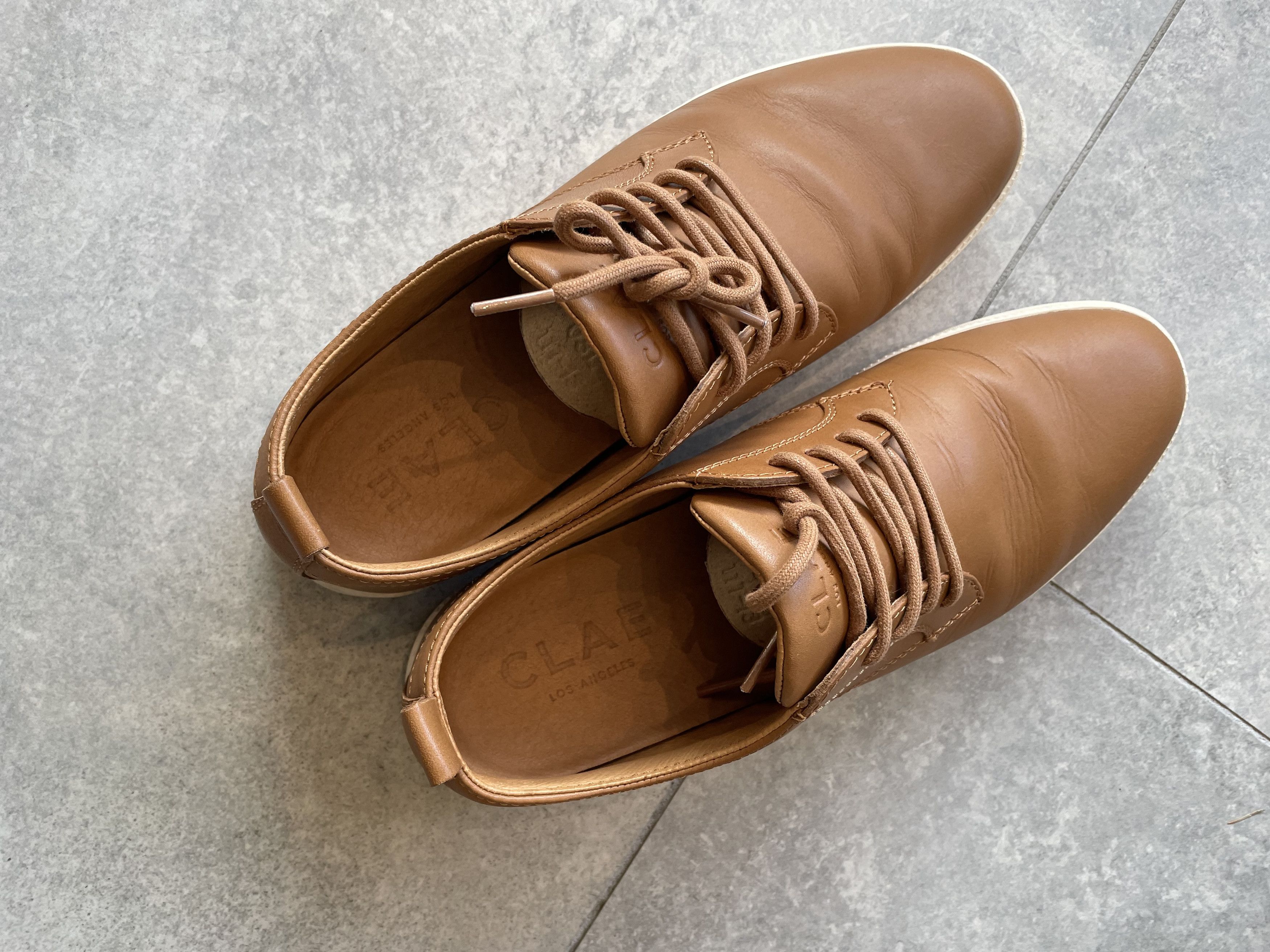 CLAE Clae - Ellington Cashew Brown Leather Size US 11.5 / EU 44-45 - 6 Thumbnail