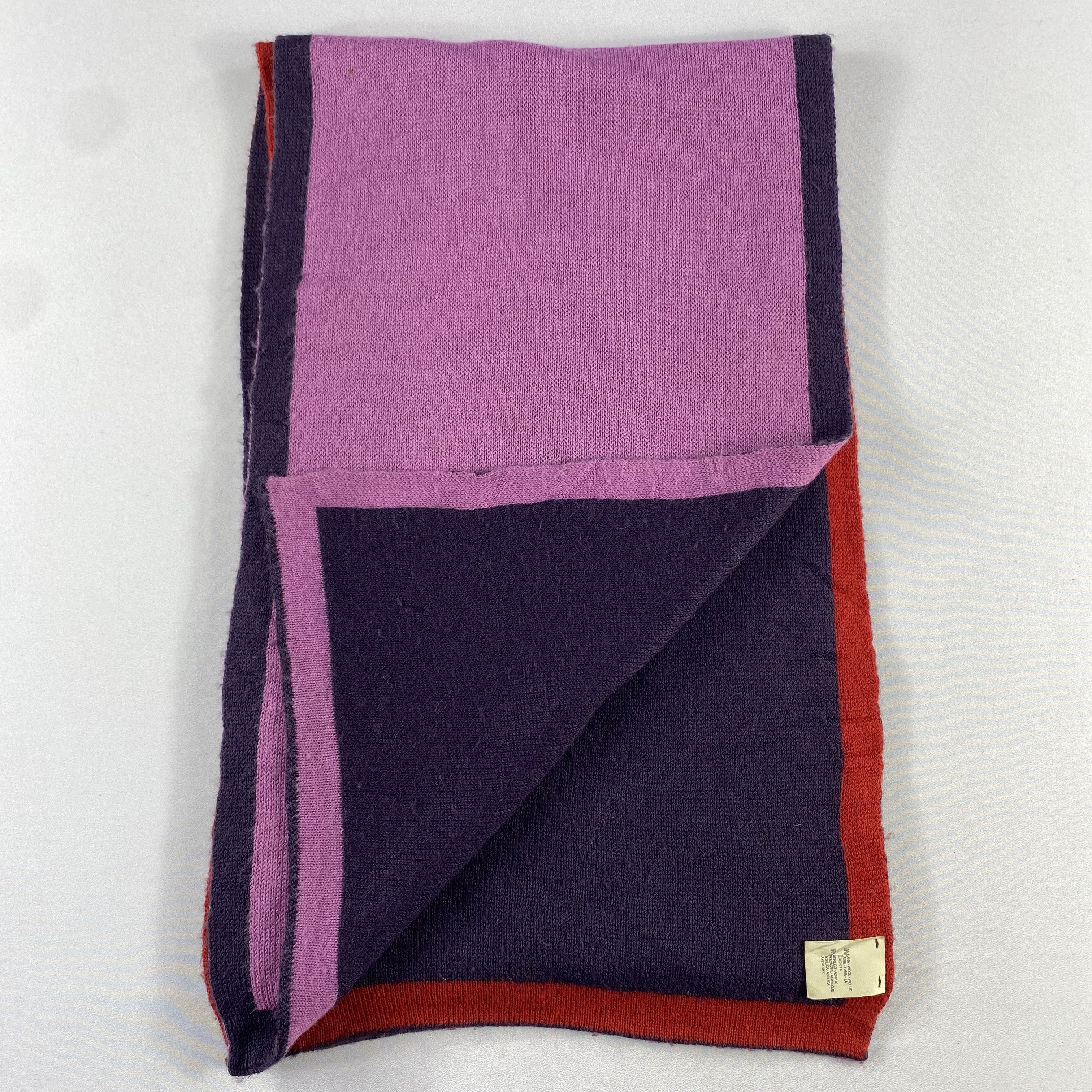 Vintage Robert Fraser Scarf Neck Wrap Wool Muffler Size ONE SIZE - 4 Thumbnail