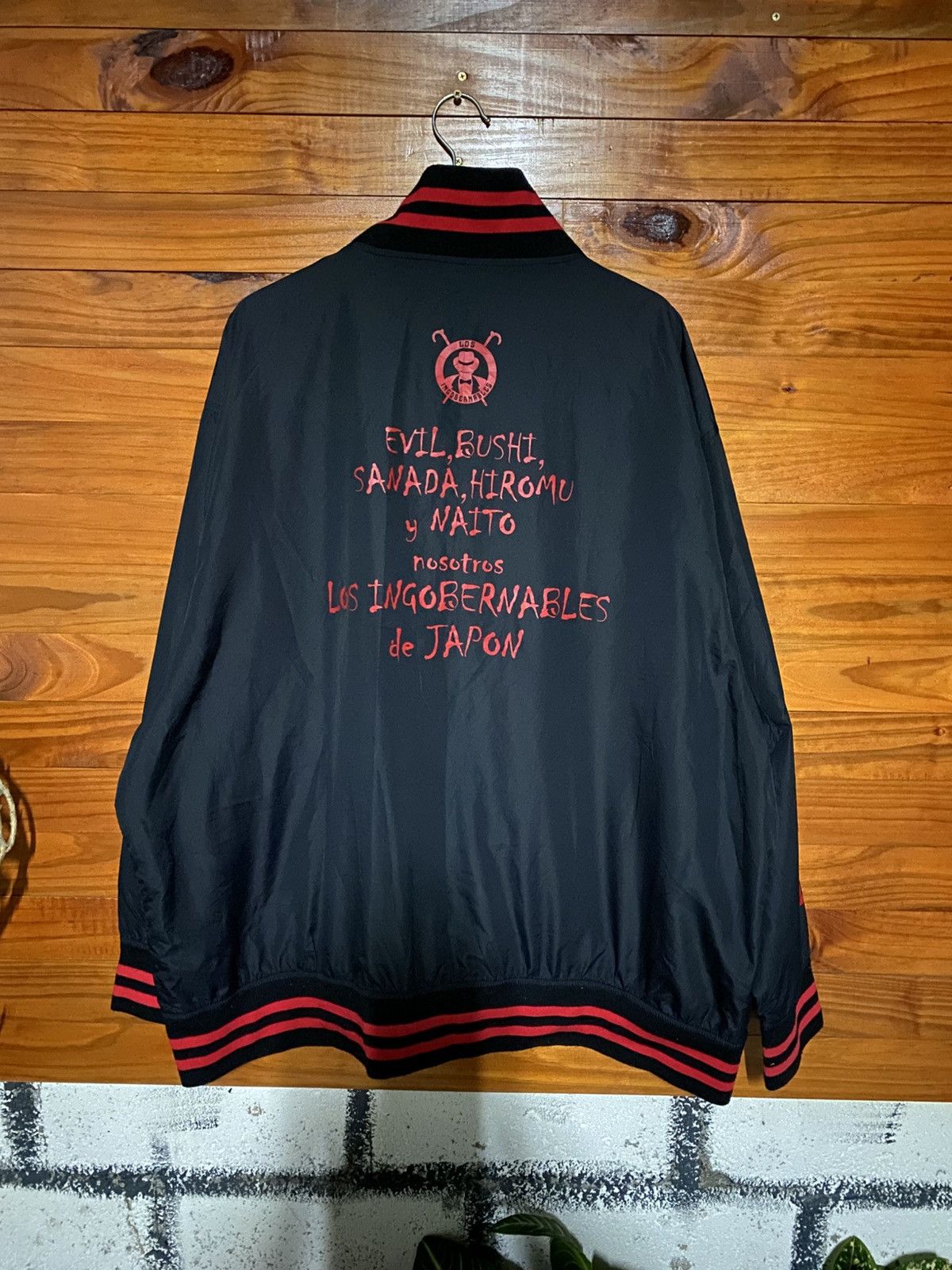 Japanese Brand Los Ingobernables de Japón NJPW Varsity – EVIL SANADA Hiromu Size US XXL / EU 58 / 5 - 10 Thumbnail