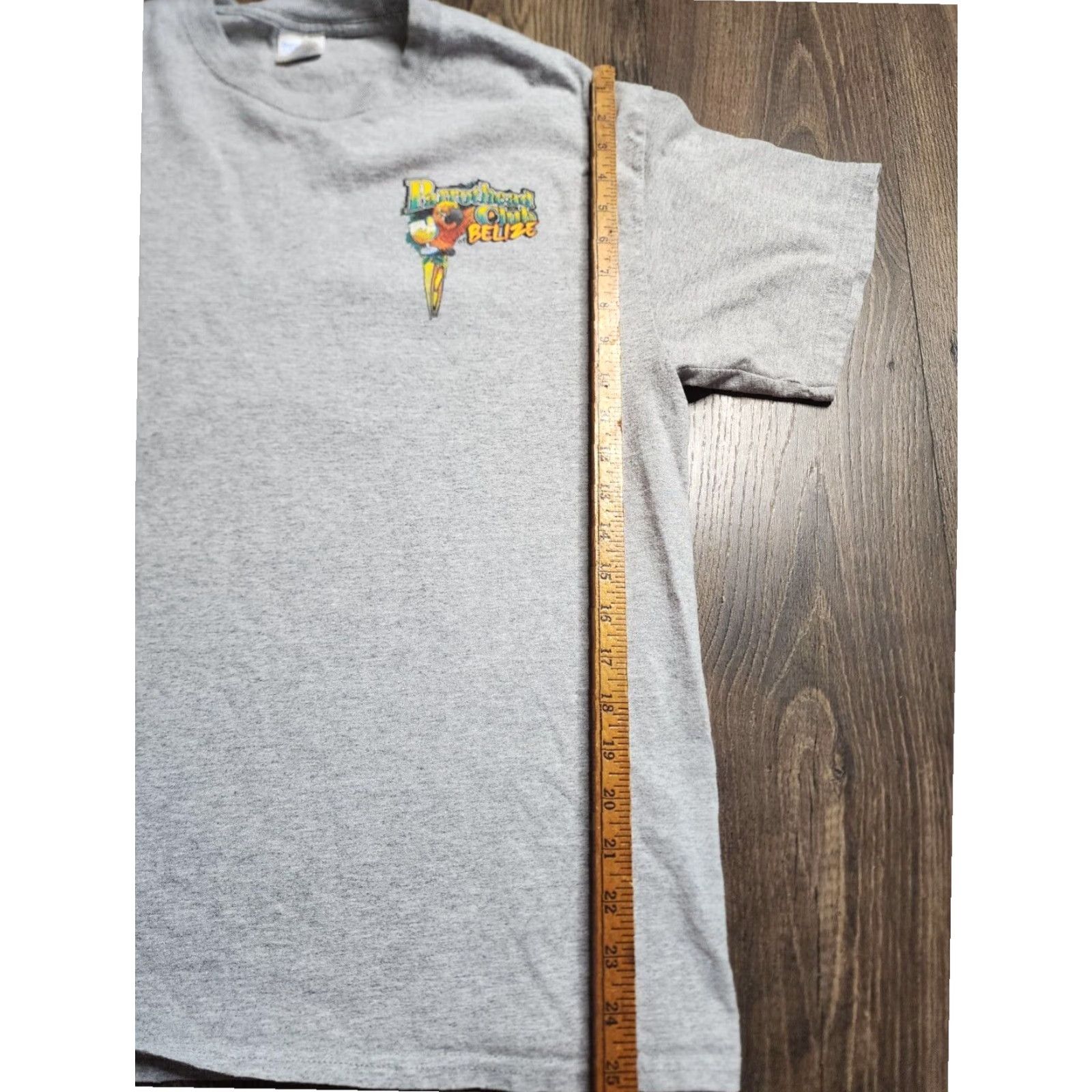 Vintage Mens Large Funny Parrot Head Club Belize Double Sided T Shirt Cotton Short Sleeve Size US L / EU 52-54 / 3 - 2 Thumbnail