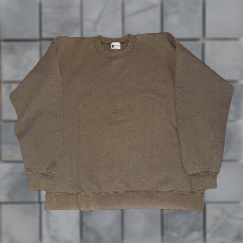 ESPIRIT VINTAGE Pro Spirit Sweats Crewneck Sweatshirt Taupe Brown XL 23X26 Mens Crew Neck 90s Army Military Preppy Athletic Size US XL / EU 56 / 4 - 1 Thumbnail