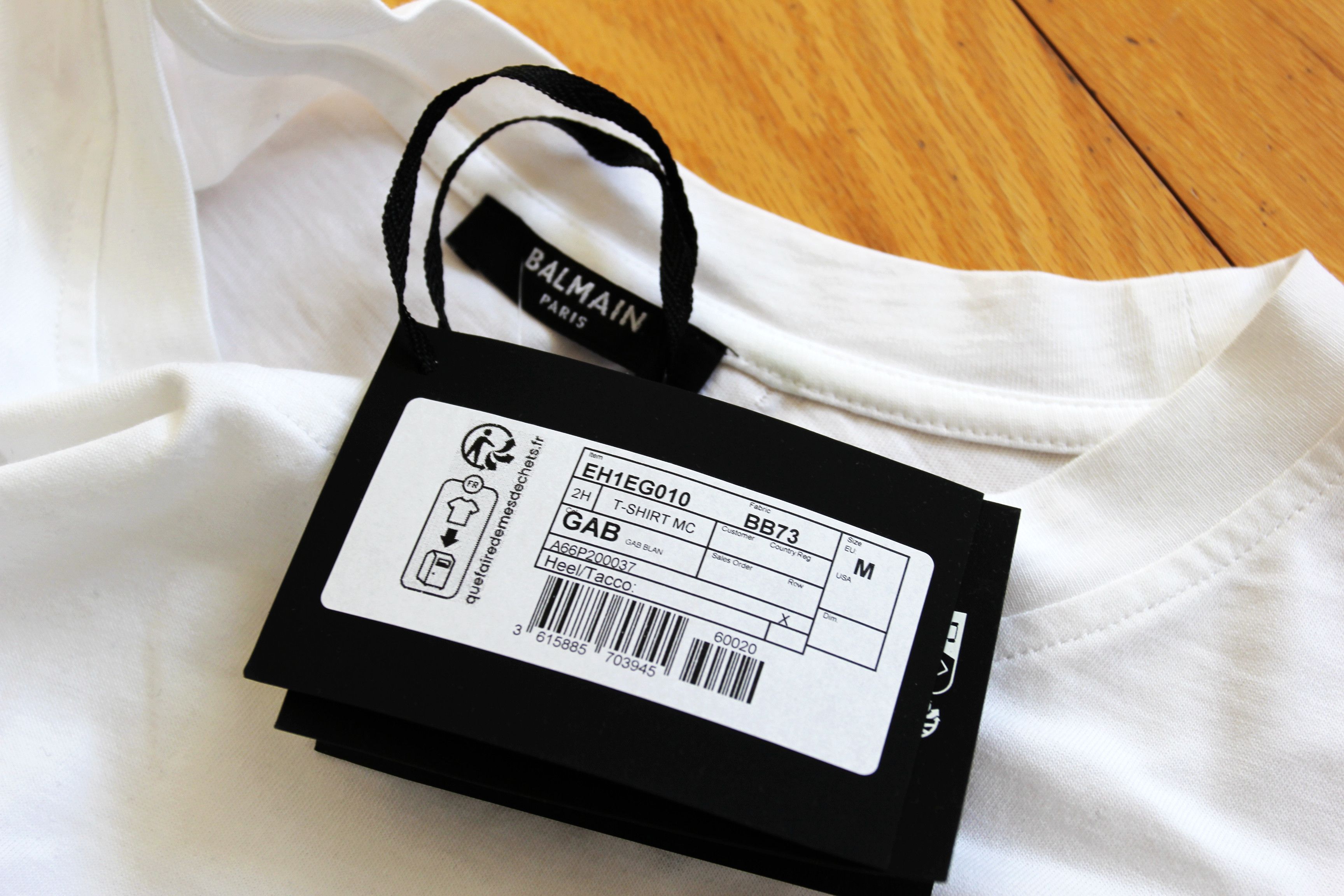 Balmain BNWT AW25 BALMAIN BIG LOGO WHITE TSHIRT M Size US M / EU 48-50 / 2 - 8 Thumbnail
