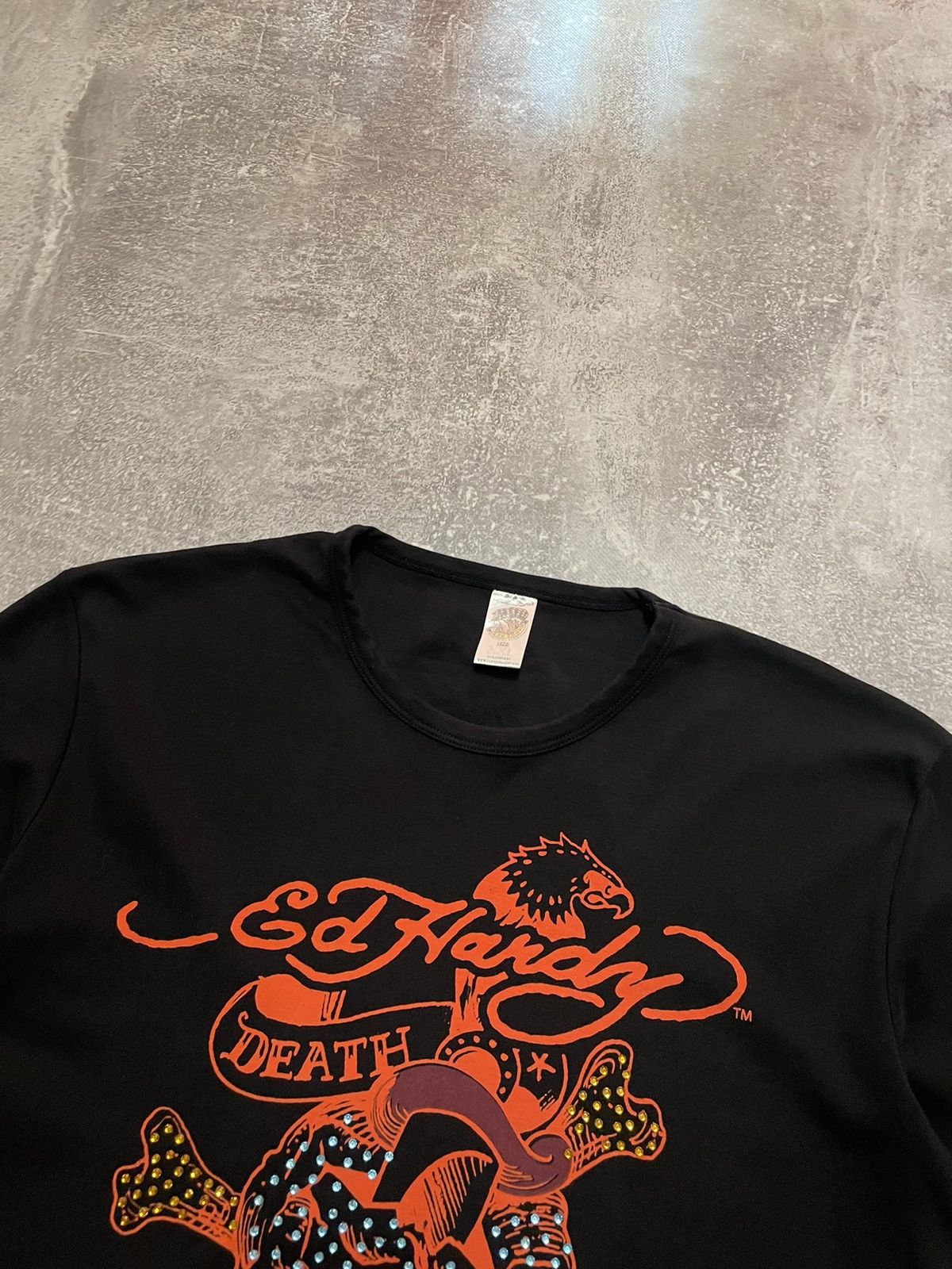 Christian Audigier Vintage Ed Hardy Long Sleeve T-Shirt Size US XL / EU 56 / 4 - 3 Thumbnail