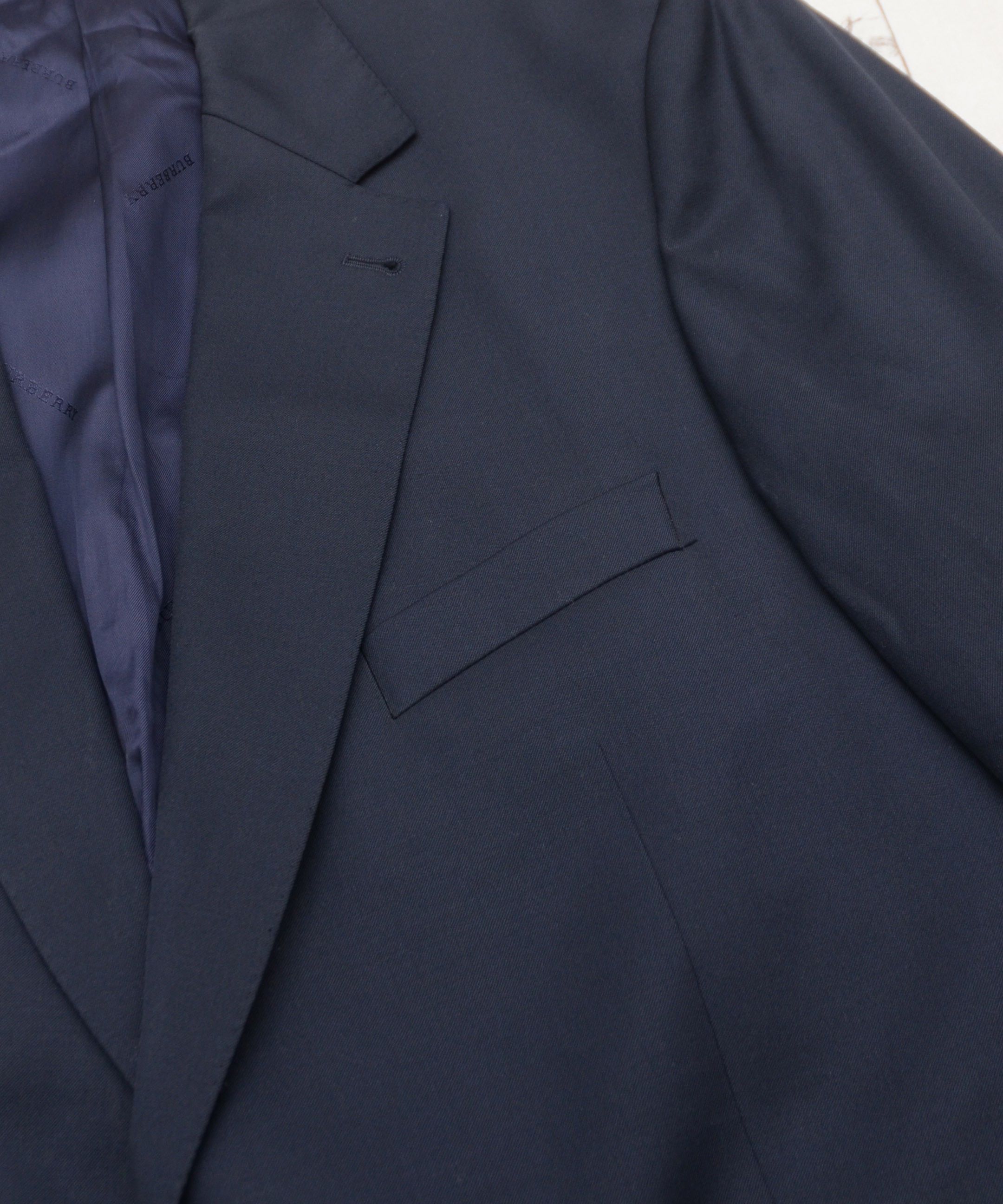 Burberry Luxury Burberry London Super 100 Blazer Navy Old Money Size 50R - 4 Thumbnail