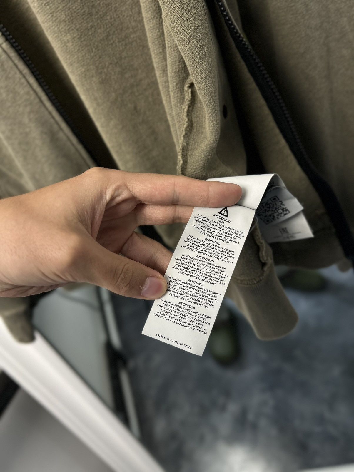 Designer × Stone Island Stone Island Khaki Green Hoodie L — Perfect Condition Size US L / EU 52-54 / 3 - 19 Thumbnail